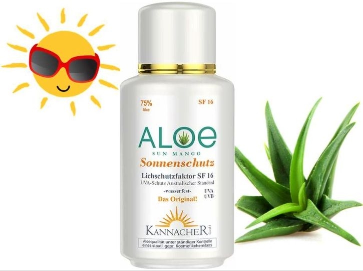 Aloe Vera - Sonnenschutz mit Mangoduft (200 ml) - SF16